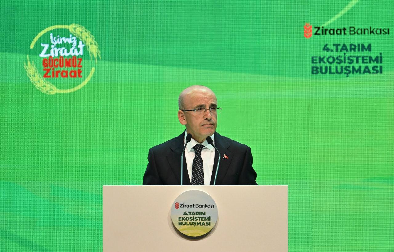 Hazine ve Maliye Bakanı Mehmet Şimşek, Ziraat Bankası 4. Tarım Ekosistemi Buluşması Programı'nda konuştu