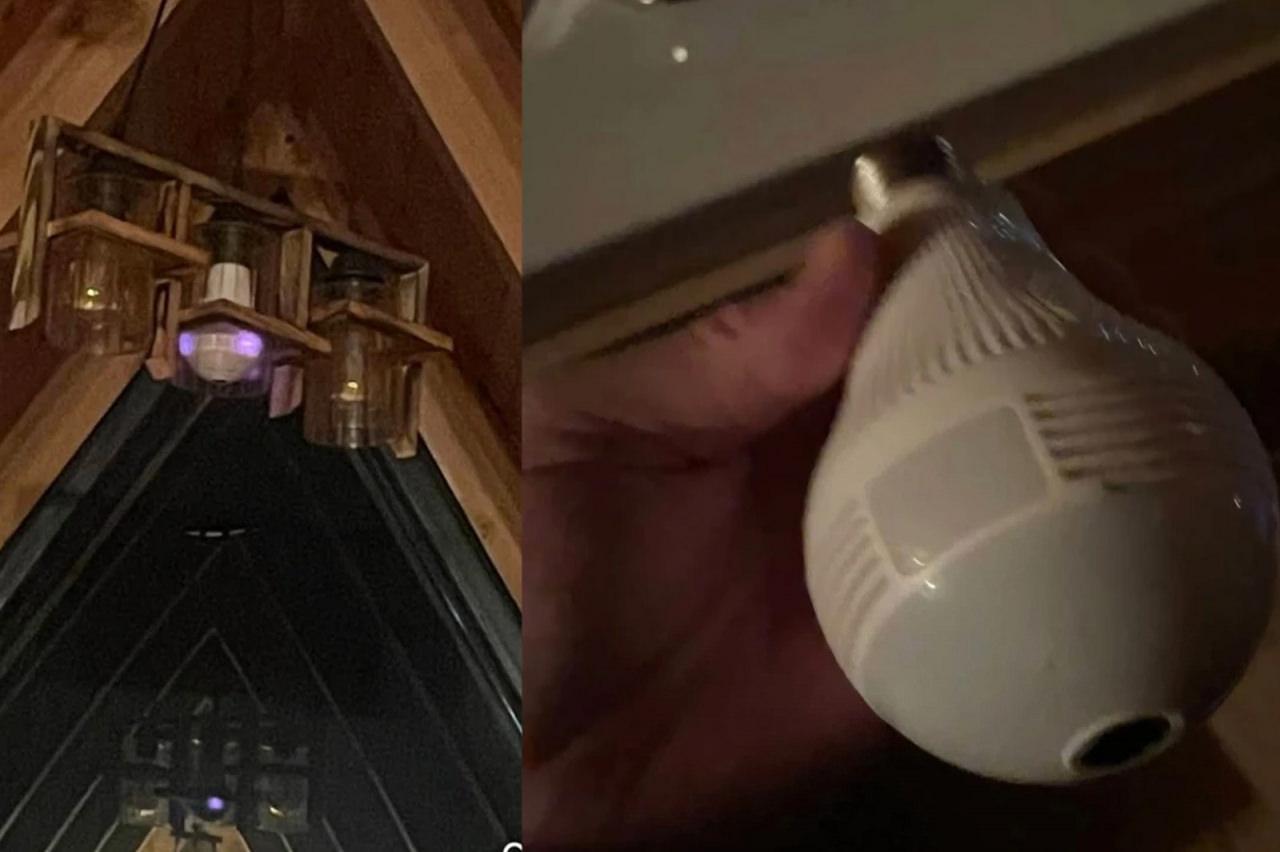 Sapanca'daki bungalovda çıkan gizli kamera