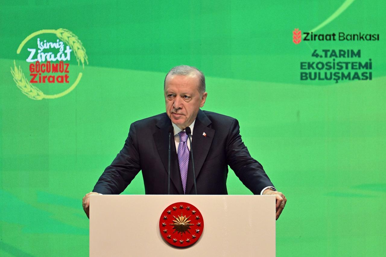 Cumhurbaşkanı Recep Tayyip Erdoğan, Ziraat Bankası 4. Tarım Ekosistemi Buluşması Programı'nda konuştu