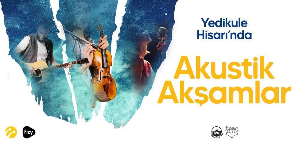 Akustik akşamlar etkinliği başlıyor. 