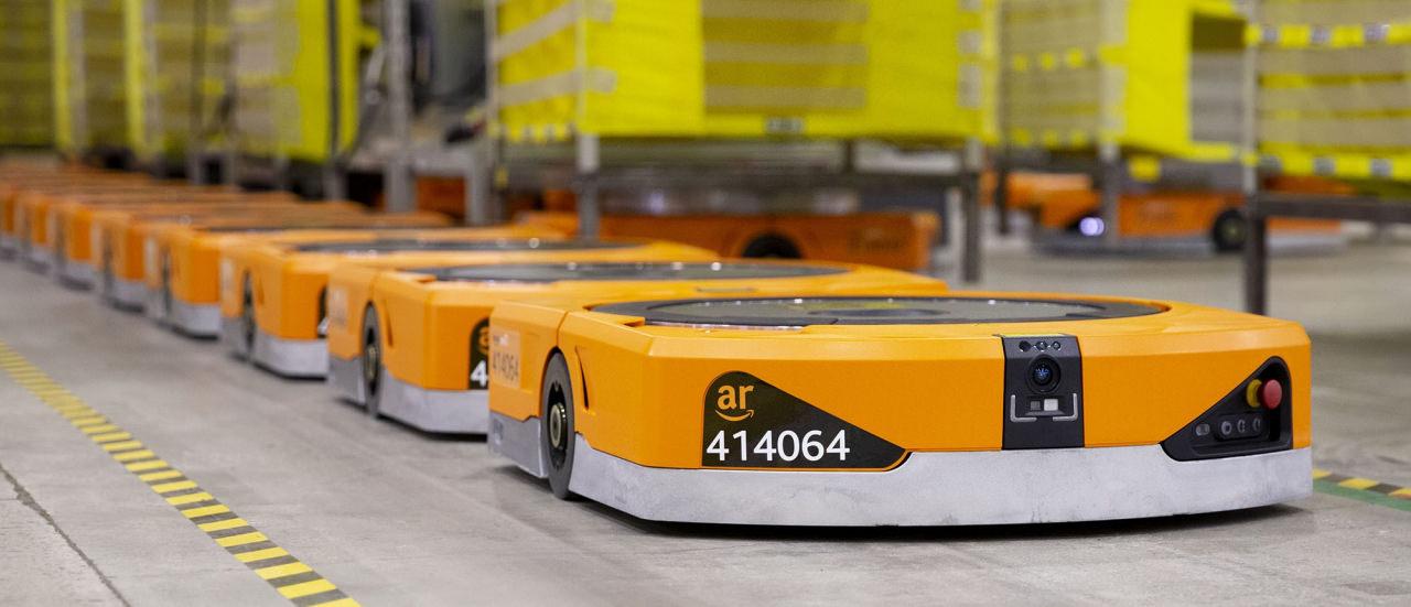 Amazon'un robot taşıyıcıları