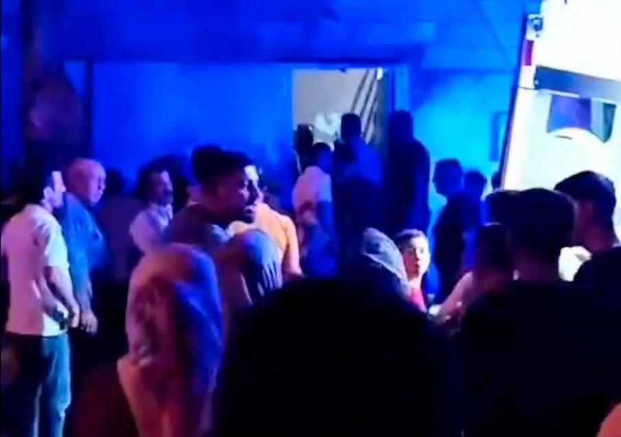 Osman Cuma (14) isimli çocuğun vurulduğu olay yeri. 
