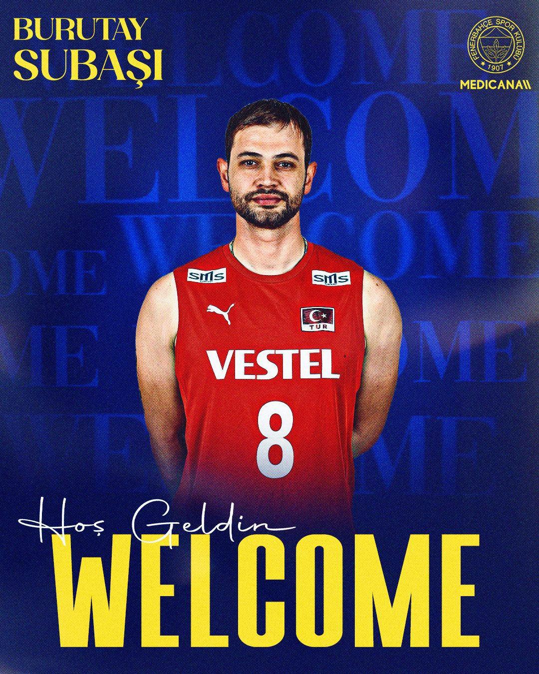 Fenerbahçe Medicana Erkek Voleybol Takımı, yeni sezon planlaması kapsamında milli voleybolcu Burutay Subaşı’nı kadrosuna kattı.