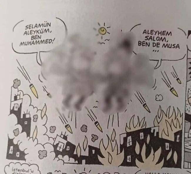 Bahsi geçen karikatür.