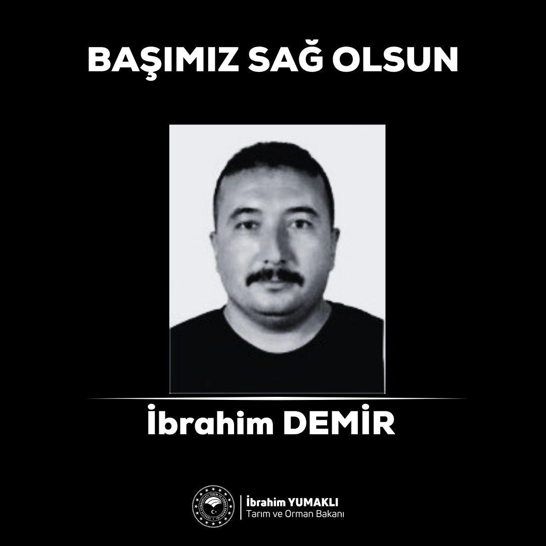 Şehit orman işçisi İbrahim Demir