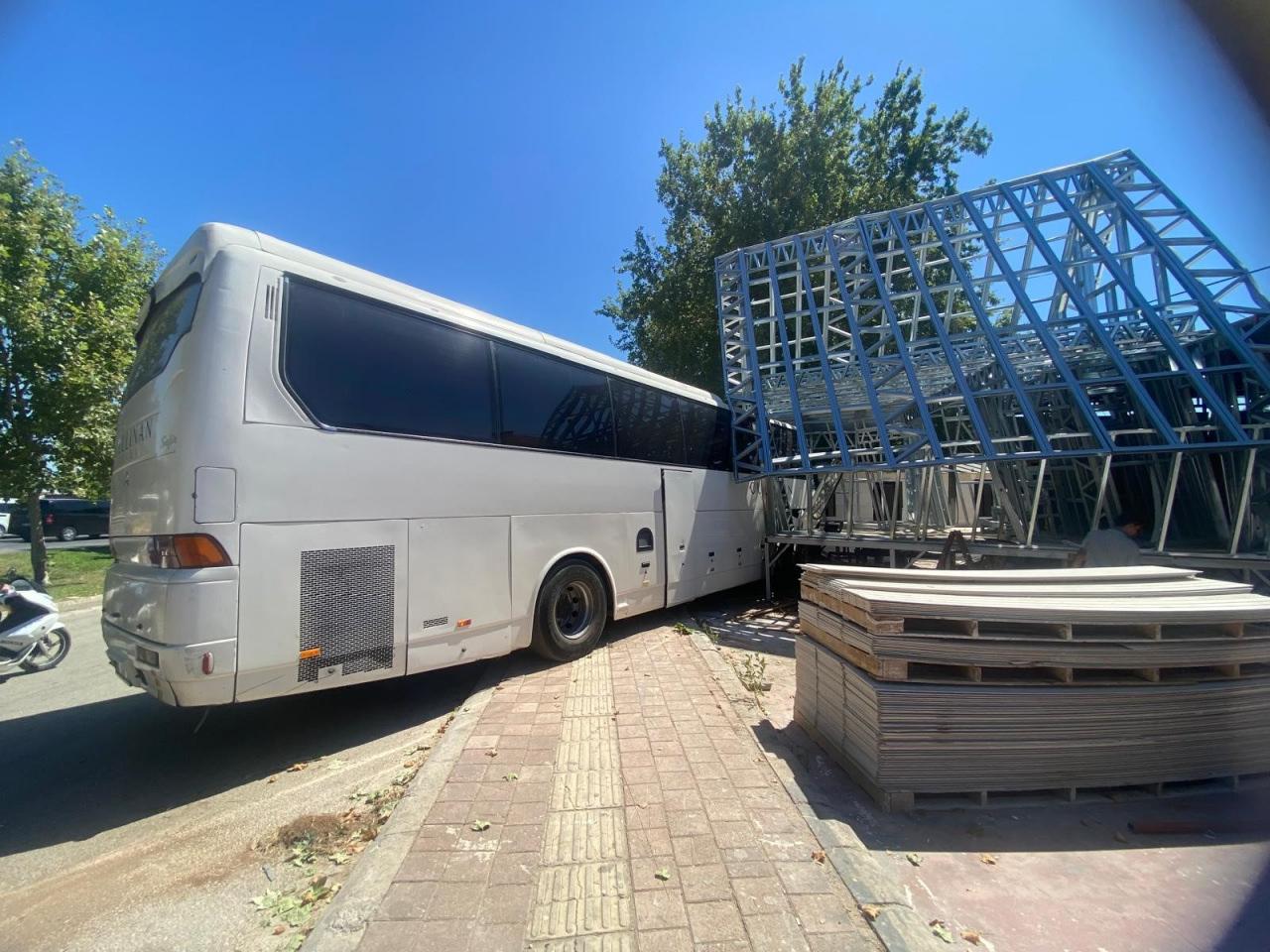 Kaza yerinden başka bir görüntü