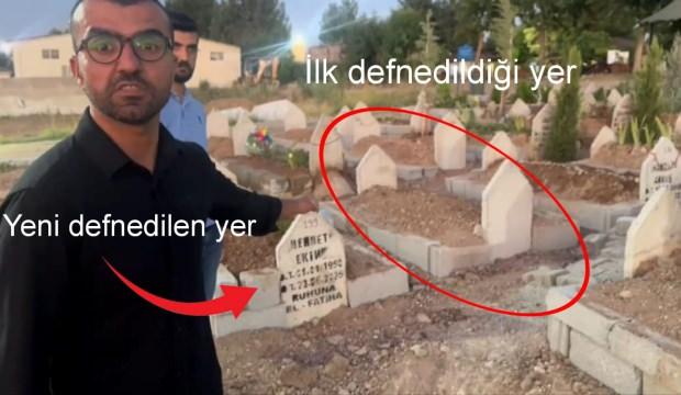 Aileyi şoke eden olay: Mezar yeri bir günde değişti! Defnedildikten sonra fark ettiler