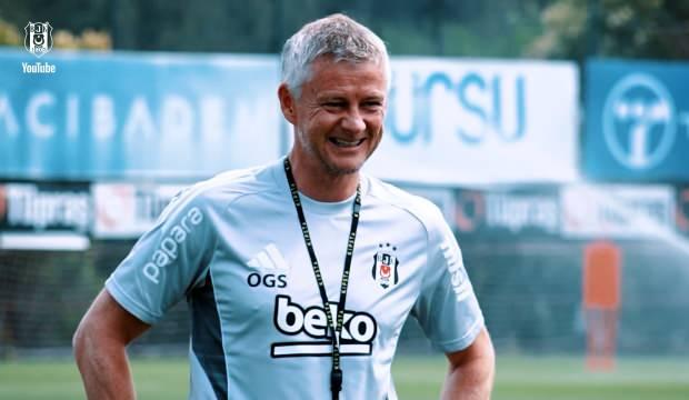 Beşiktaş'ta yeni sezon hazırlıkları sürüyor! Antrenmanda neşeli anlar