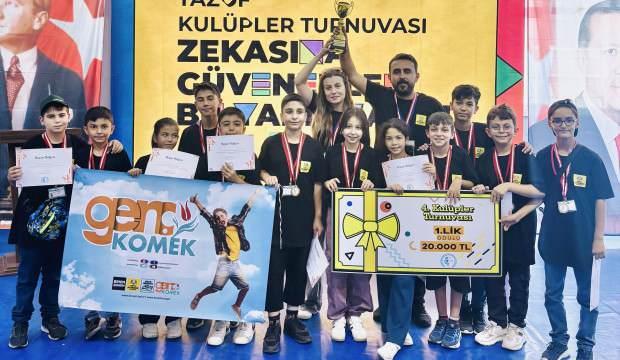 Genç KOMEK öğrencileri 4. Tazof Kulüpler Turnuvası’da Türkiye şampiyonu oldu