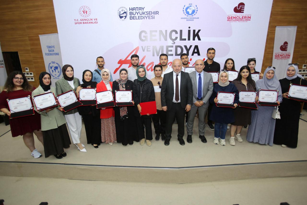 Gençlik ve Medya Akademisi Sertifika Töreni düzenlendi.