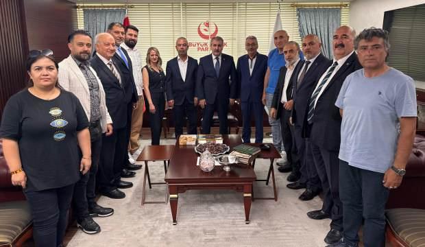 AKKAV heyetinden BBP Genel Başkanı Mustafa Destici’ye ziyaret
