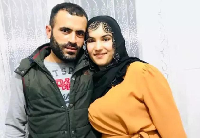 Katil zanlısı Bekir Aktekin  (31) ve öldürülen iki haftalık gebe Seher Aktekin (26)