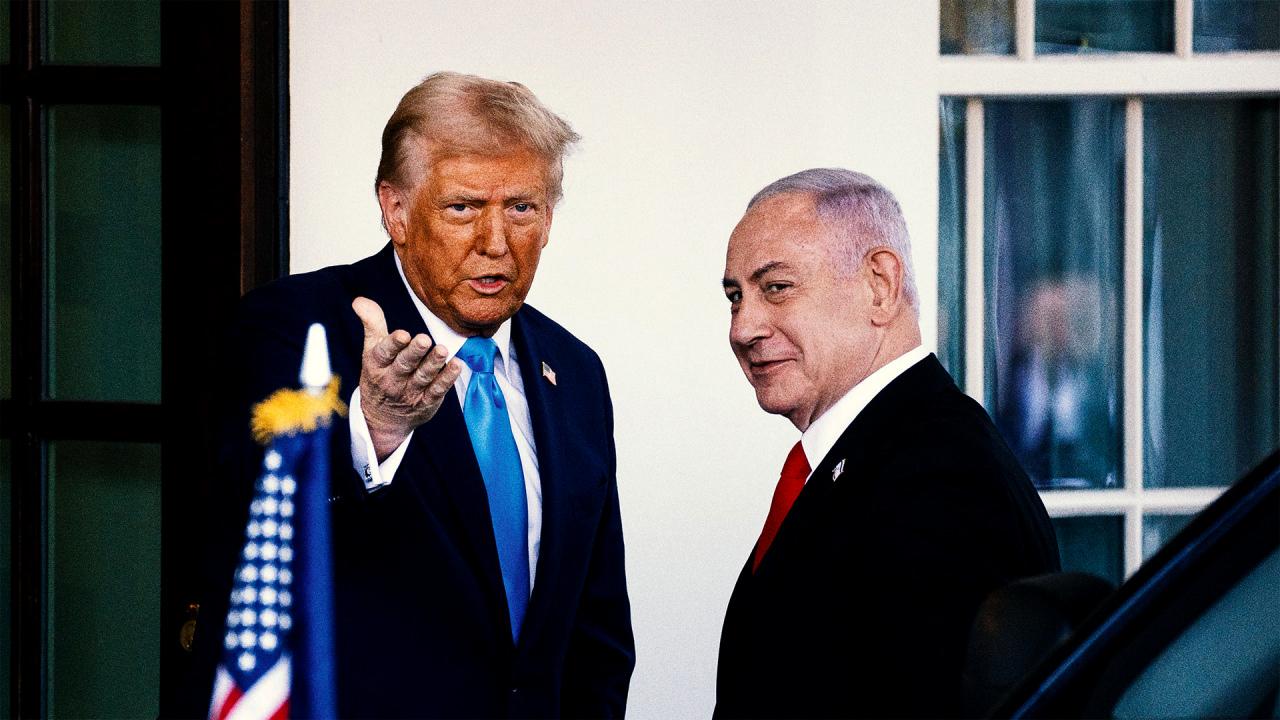 Donald Trump ve Binyamin Netanyahu