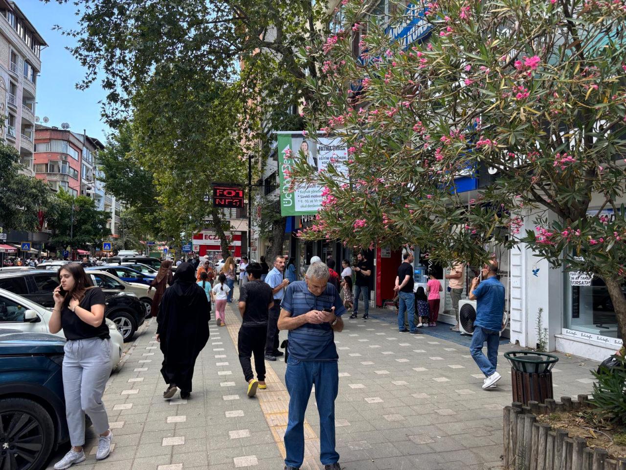 Bursa'nın Gemlik ilçesinde saat 13.57'de 4,3 büyüklüğünde deprem meydana geldi. Deprem nedeniyle bazı vatandaşlar binalardan dışarı çıktı.