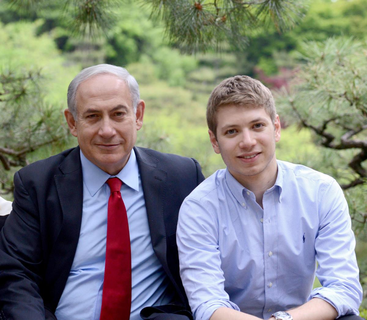 Binyamin Netanyahu ile Yair Netanyahu 