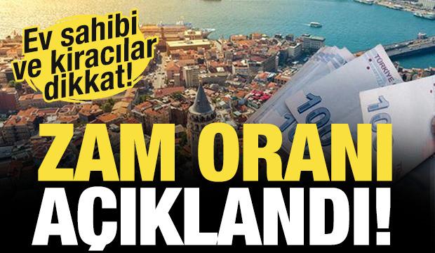 Kira zam oranı açıklandı