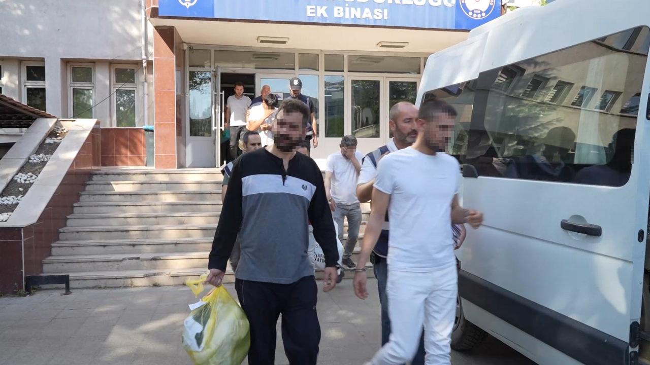 Yakalanan zanlılardan görüntü
