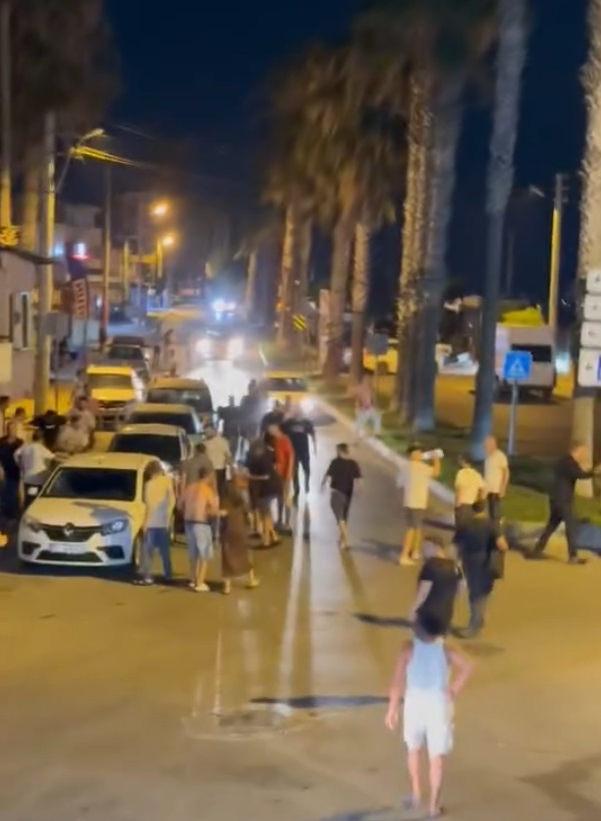 Kavganın yaşandığı anlardan bir görüntü