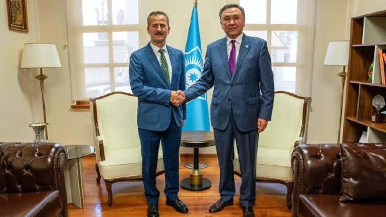 SSB Başkanı Görgün ve TDT Genel Sekreteri Omuralıev