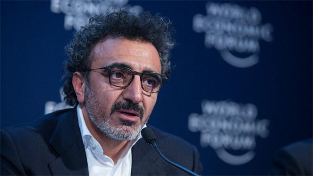 Bir konferansta konuşmacı olan Hamdi Ulukaya