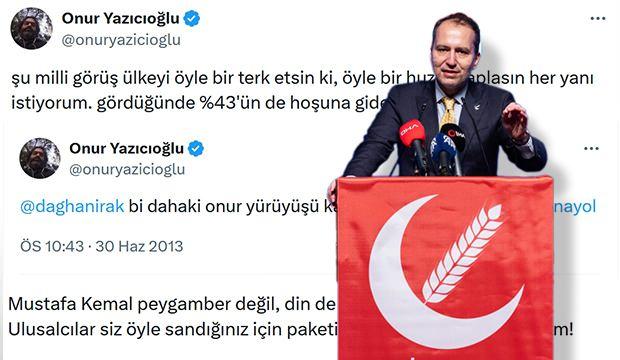 Erbakan Hoca'yı eleştirdi, LGBT’yi savundu, Yeniden Refah yönetimine girdi