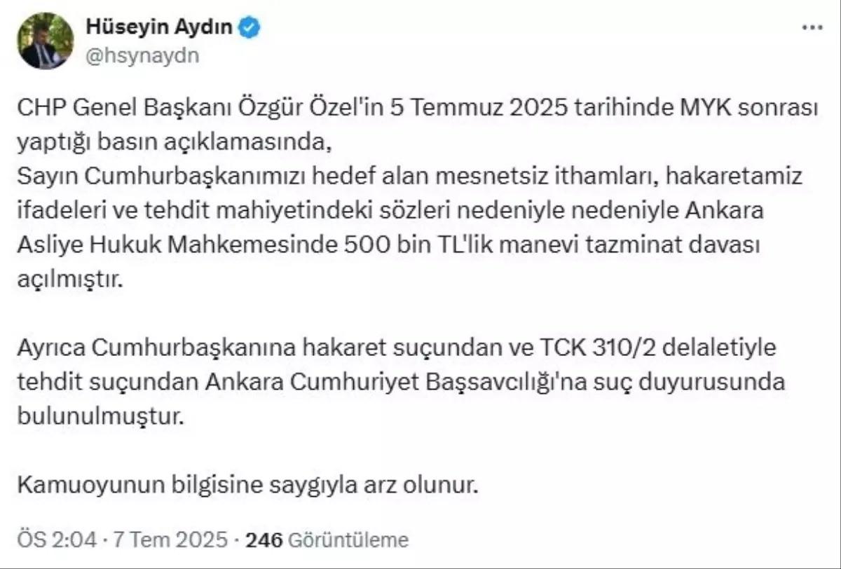 Hüseyin Aydın'ın paylaşımı