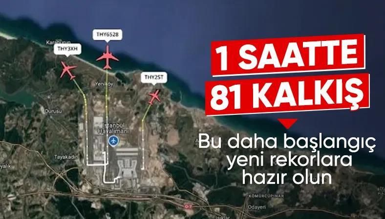 Satte 81 kalkış