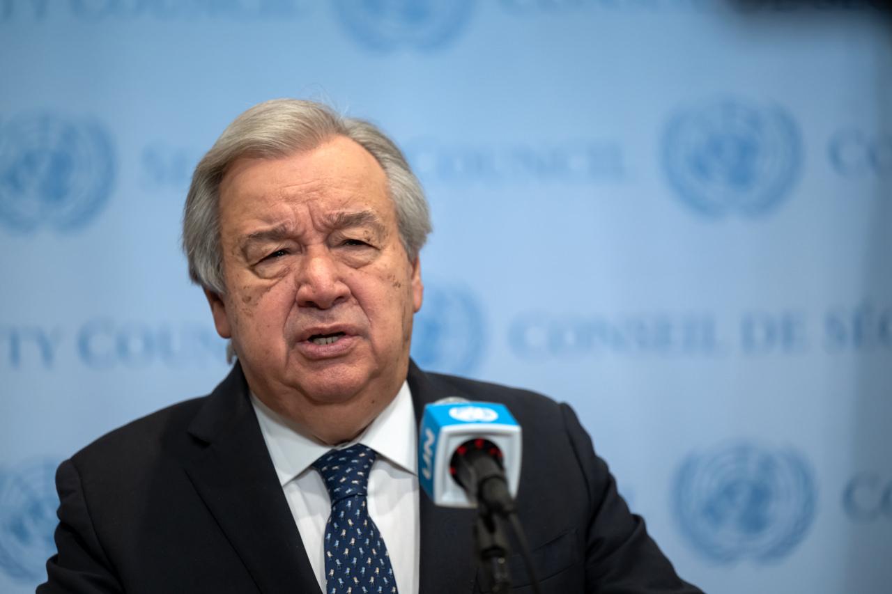 M Genel Sekreteri Antonio Guterres