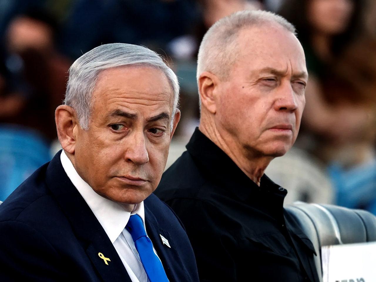 Binyamin Netanyahu ve Yoav Gallant