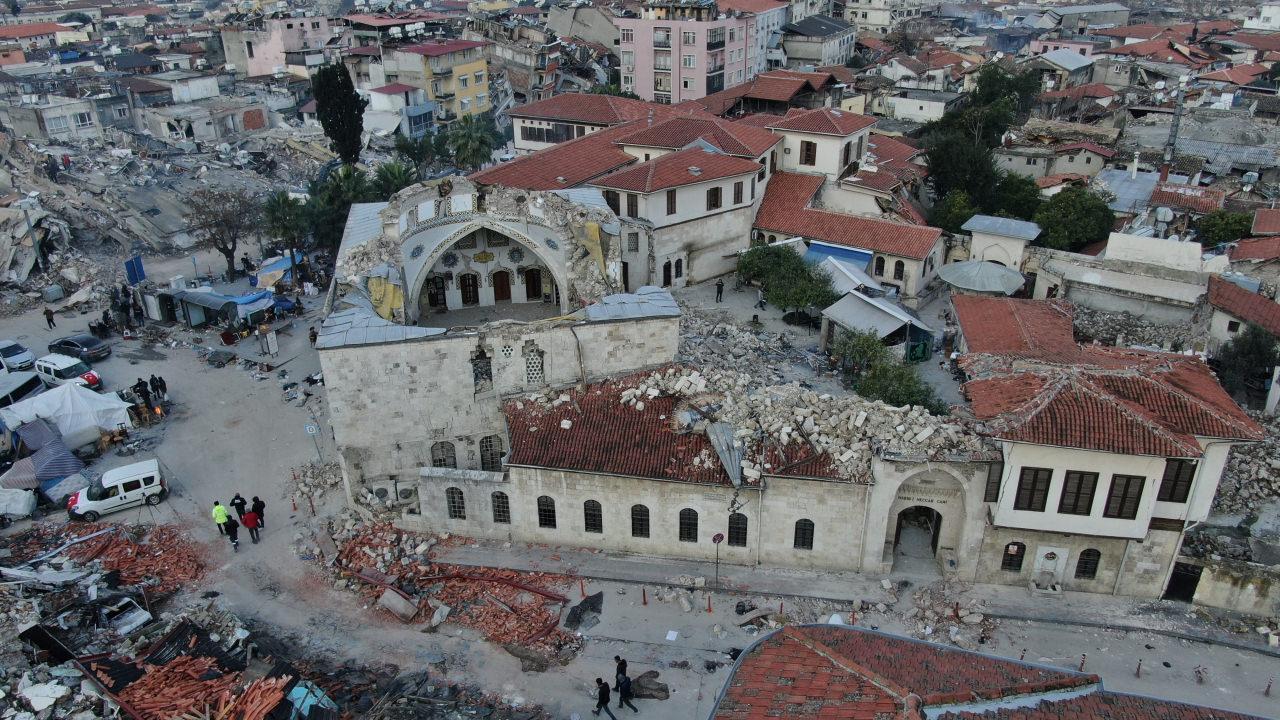Hatay Depremlerinde Habibi Neccar Cami-2023