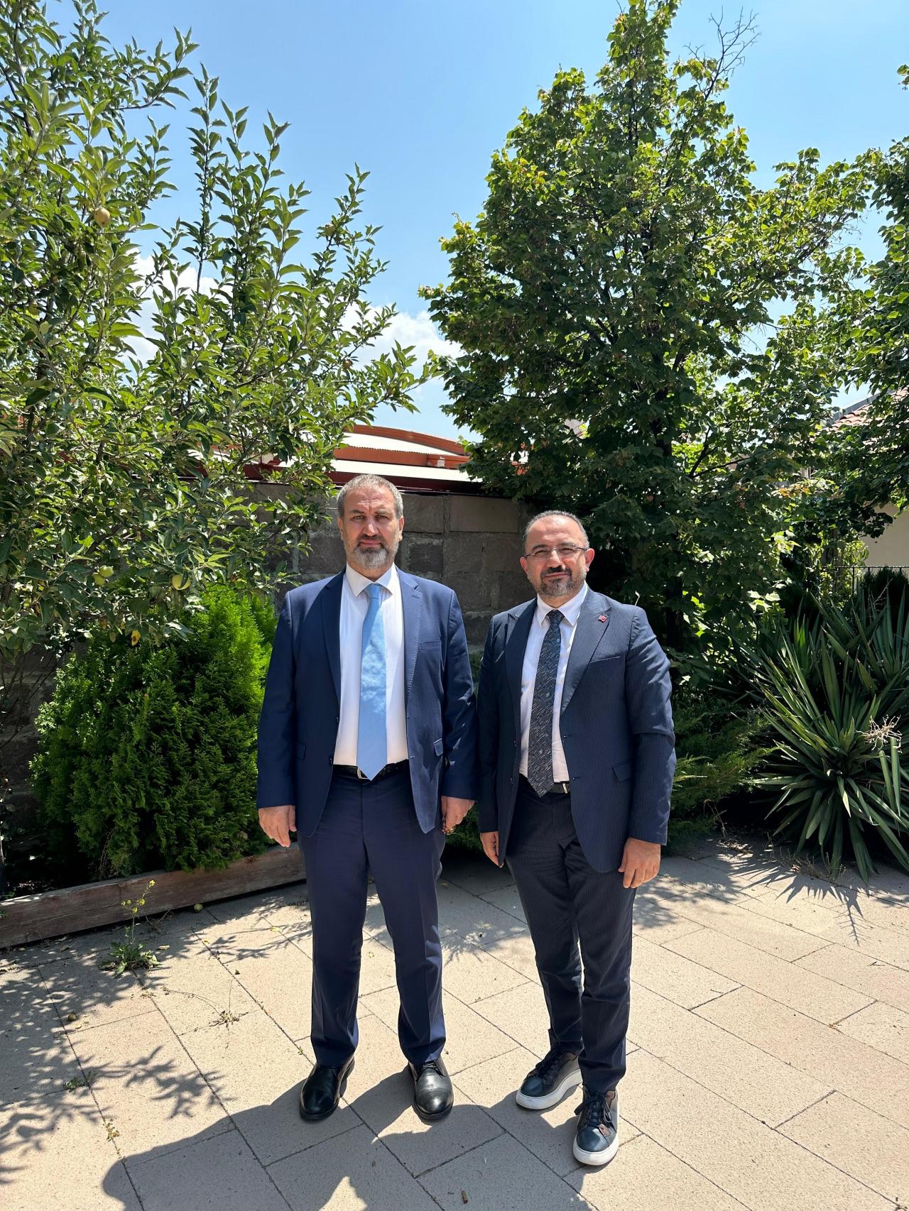 AK Parti Genel Başkan Yardımcısı Mustafa Şen ve Haber7 Genel Yayın Yönetmeni Osman Ateşli