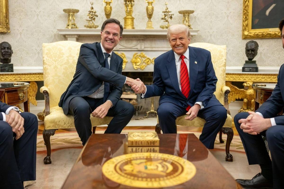 NATO Genel Sekreteri Mark Rutte ve ABD Başkanı Donald Trump