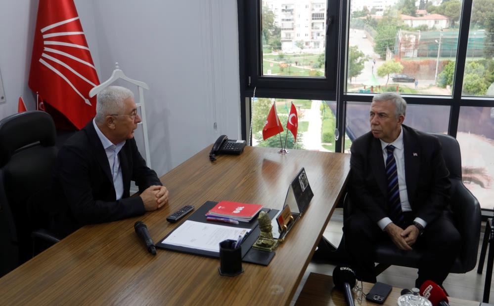 Yavaş'ın CHP Antalya İl Başkanlığı ziyareti