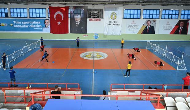 Konya, genç goalball milli takımının kampına ev sahipliği yaptı