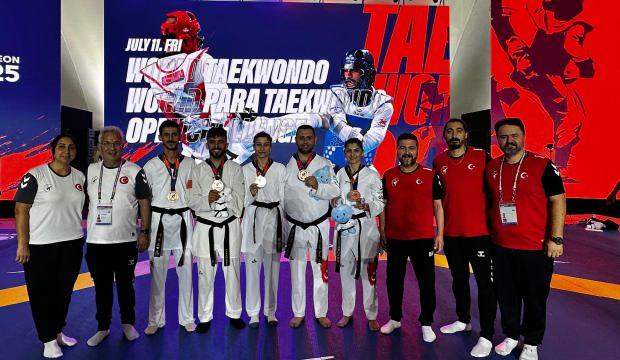 Milli sporcular &Ccedil;in&rsquo;den zaferle d&ouml;n&uuml;yor! Para Taekwondo'da 5 madalya