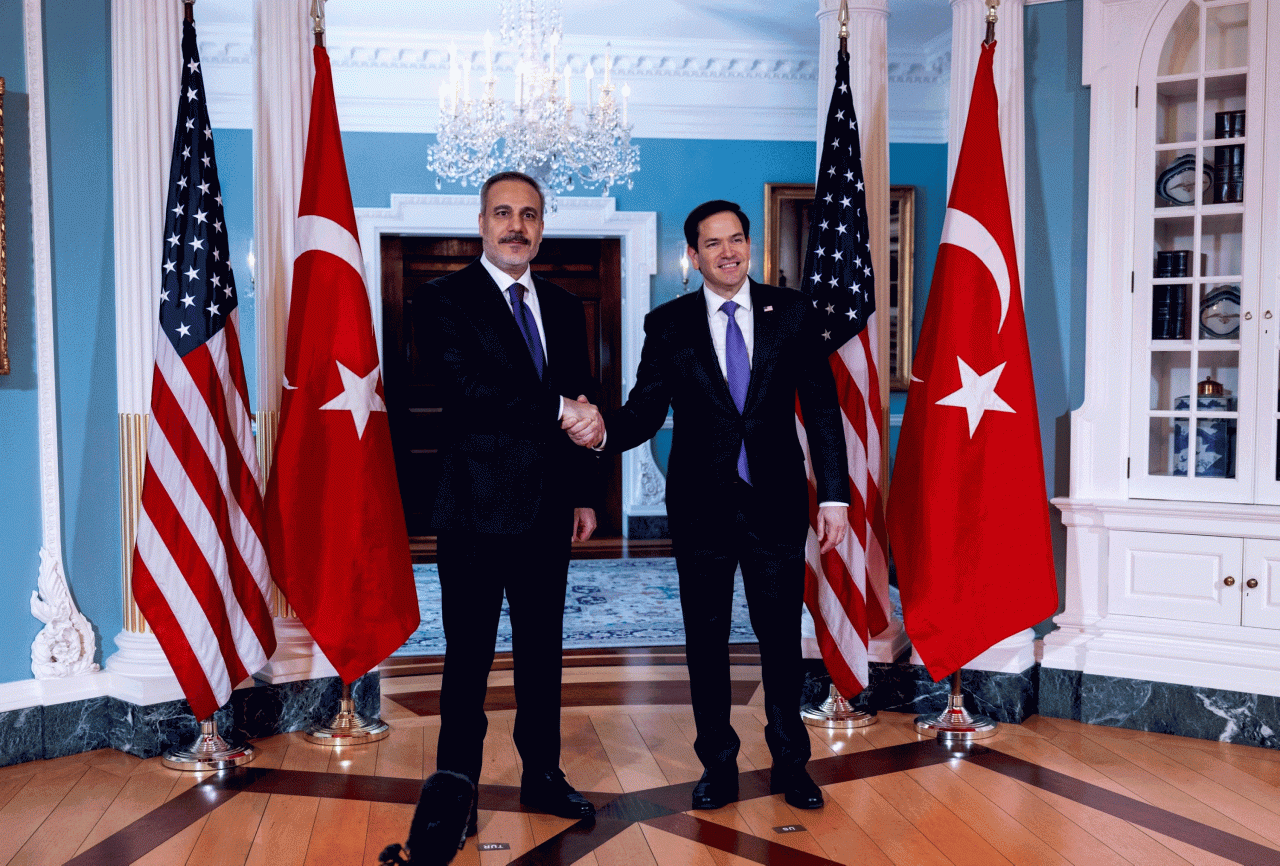 Hakan Fidan ve Marco Rubio