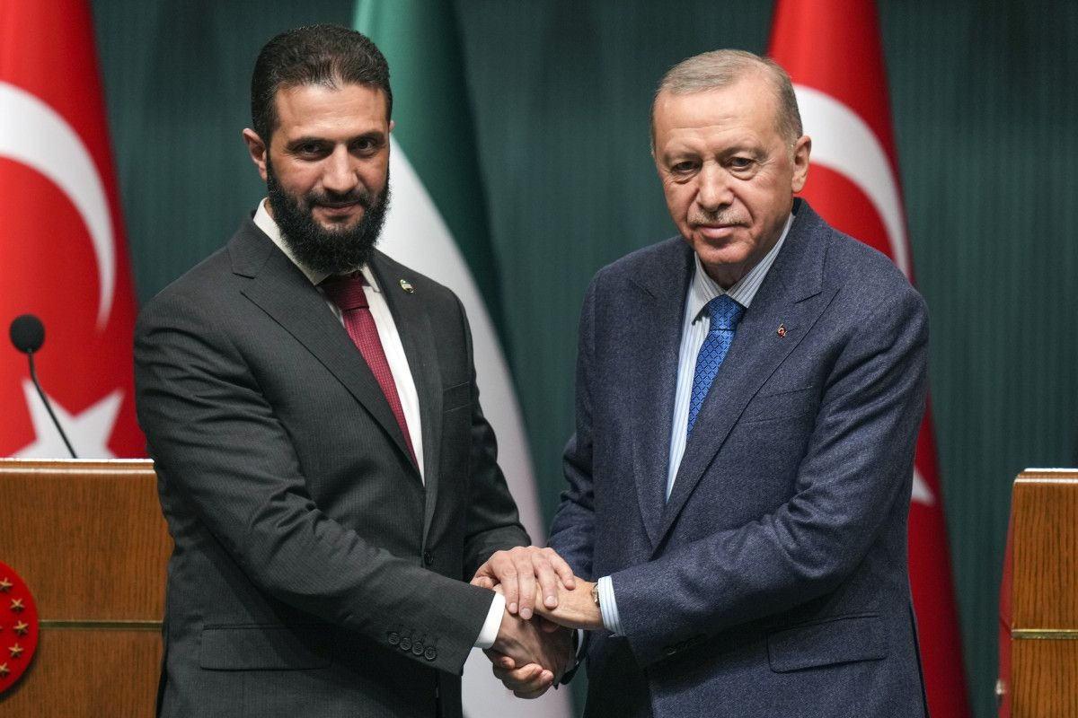 Suriye Geçiş Dönemi Başkanı Ahmed Şara ve Cumhurbaşkanı Recep Tayyip Erdoğan