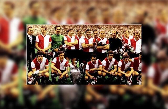 1970'te Şampiyonlar Ligi Kupası kazanan Feyenoord takımı