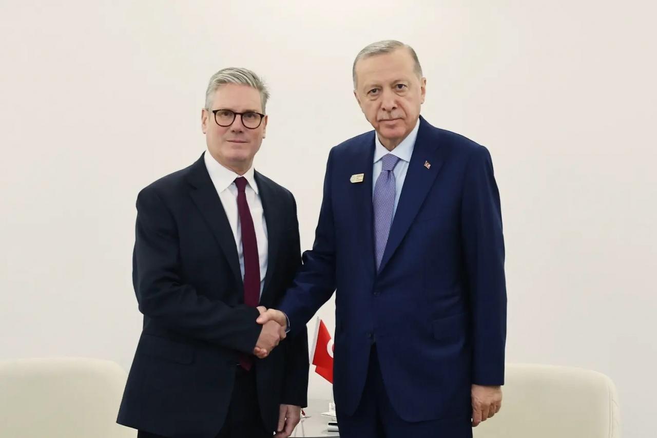 Cumhurbaşkanımız Erdoğan - İngiltere Başbakanı Keir Starmer