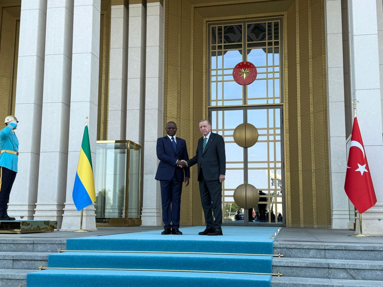 Cumhurbaşkanı Erdoğan-Gabon Cumhurbaşkanı Nguema