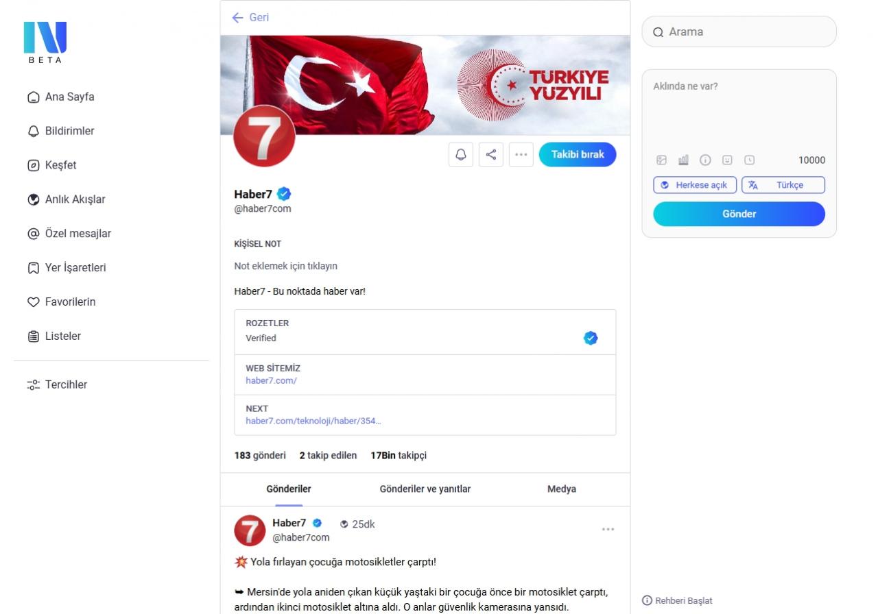 Haber 7 artık Next Sosyal'de!