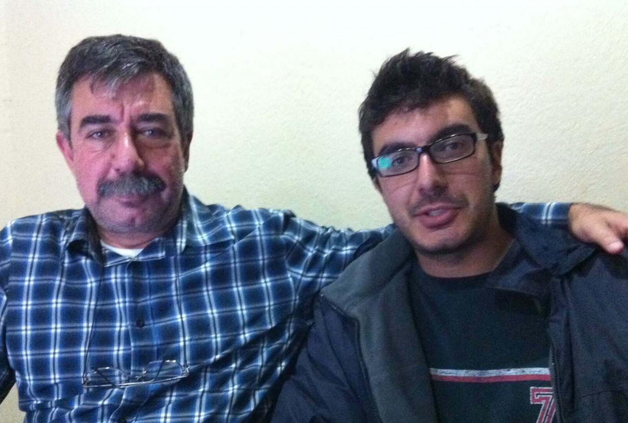 İzmir'in Foça ilçesinin eski belediye başkanı Ahmet Nihat Dirim (Solda) ve oğlu Kerem Dirim (Sağda) 