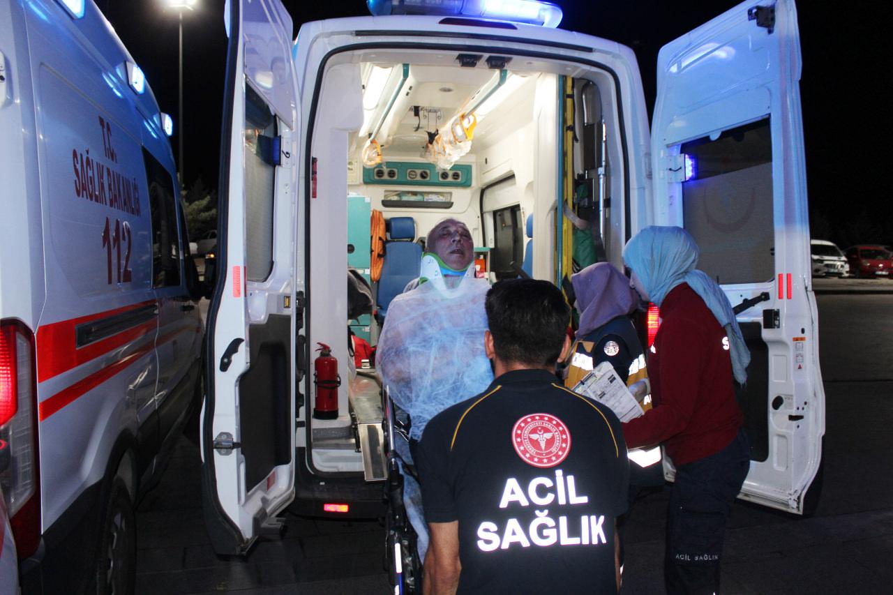 Ali Rıza Acun (56) ilk müdahalenin ardından hastaneye kaldırıldı. 
