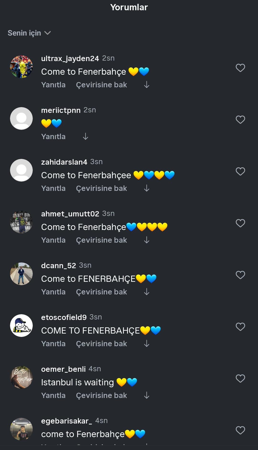 Fenerbahçeli taraftarlar Diaz'ı takımlarında görmek istiyor. 