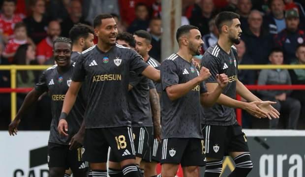 Karabağ-Shelbourne maçında tarihe kazınan gol! Öyle bir dakikada geldi ki...