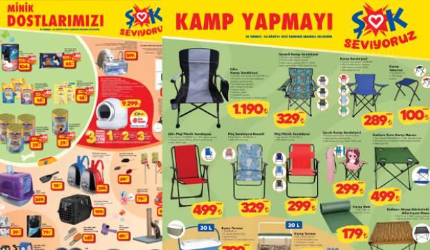 ŞOK 30 Temmuz - 5 Ağustos 2025 aktüel ürünler kataloğu: Kamp Sandalyesi, Katlanabilir Kamp Masası, Pet taşıma çantaları...