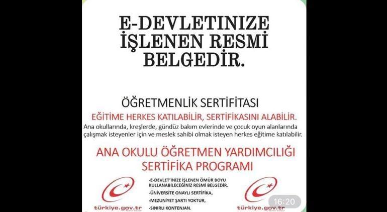 sahte belge ilanlarından biri