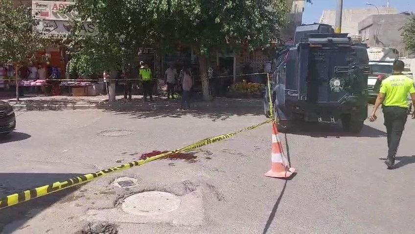 Silahlı kavganın yaşandığı ve Cemal Çelikli'nin (42) vurulduğu olay yeri. 