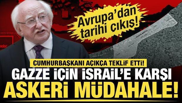 İrlanda Cumhurbaşkanı Michael D. Higgins, Gazze’deki soykırıma karşı askeri müdahale seçeneğini hatırlattı
