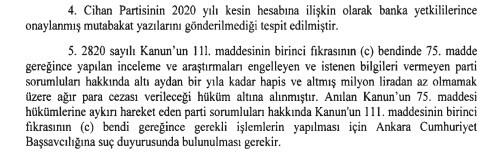 Anayasa Mahkemesinin 27/3/2025 tarihli ve E: 2021/2 (Siyasi Parti Mali Denetimi), K: 2025/13 Sayılı Kararı.